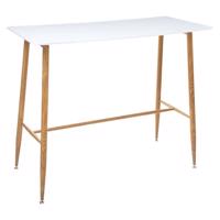 Bárasztal, 120x60 cm, fehér - FIONA - Butopêa